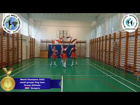 small groups flag teen - World Champion 2022 - Group Attitude