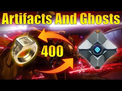Destiny - How To Get 400 Light Artifacts And Ghosts! (Best Ways)