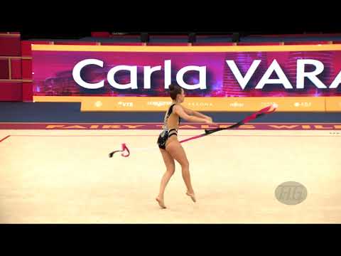 VARAS Carla (AND) - 2019 Rhythmic Worlds, Baku (AZE) - Qualifications Ribbon