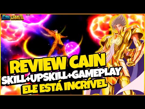 TUDO Sobre CAIN de GÊMEOS! Ele é SAGA + GM + ODOSSEUS tudo  em 1 Personagem // Saint Seiya Awakening
