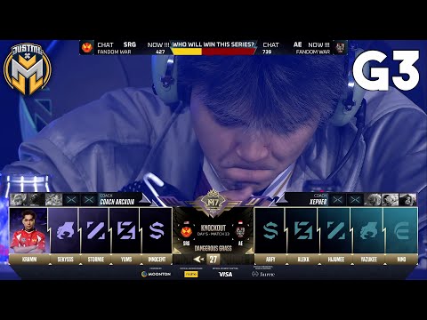 SRG vs AE - GAME 3 |  KNOCKOUT STAGE DAY 5 | M7 World Championship