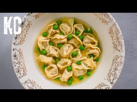 Tortellini In Brodo | Homemade Tortellini Recipe