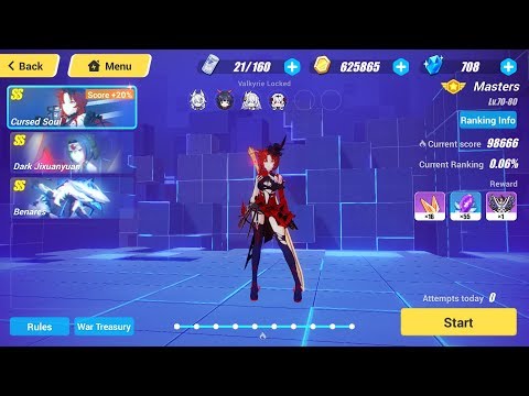 [Honkai Impact 3] Memorial Arena W48 - Himeko (37120), DXY (30826), Benares (30720)