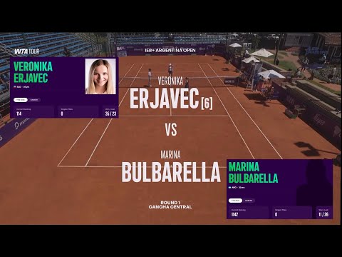 (6) Veronika Erjavec (SLO) vs  (WC) Marina Bulbarella (ARG) - Game, Set, Match