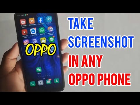 How to take Screenshot in Oppo Reno 10X Zoom FC Barcelona Edition