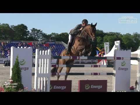 Kristaps Neretnieks and Moon Ray  CSIO5* SOPOT Grand Prix 160cm