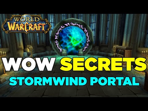 WoW Secrets - Stormwind Mage Portal Room - WoW Classic