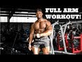 FULL ARM WORKOUT! | BUILDING BACK UP