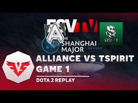 ESV TV | Shanghai Major | Group B | Alliance vs Team Spirit - Game 1
