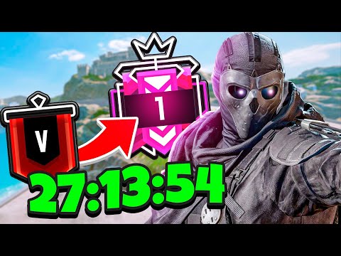 Copper to #1 Champion in ONE STREAM - R6 Ranked Speedrun