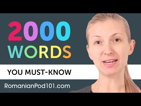 2000 Words Every Romanian Beginner Must Know