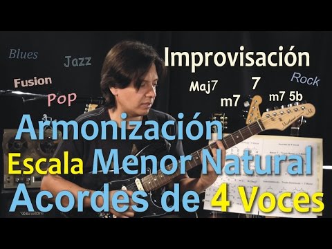 Escala Menor Natural Armonía a 4 Voces - Cuatriadas - Composición Tutorial #35