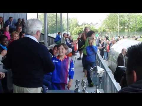 Buitenveldert E1 op ESA toernooi Balcontrole 2013, Arnhem. Prijsuitreiking.