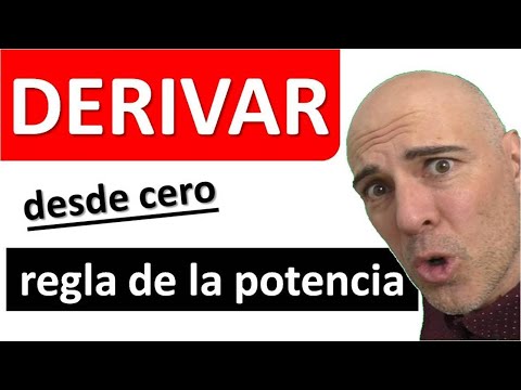 APRENDE A DERIVAR DESDE CERO. Regla de la potencia
