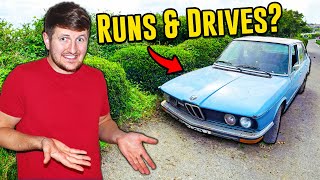 Will This RARE Barn Find BMW Run & DRIVE After 30 Years?!