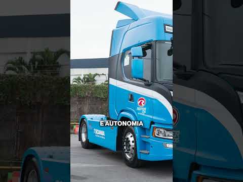 Caminhão elétrico roda 250 km