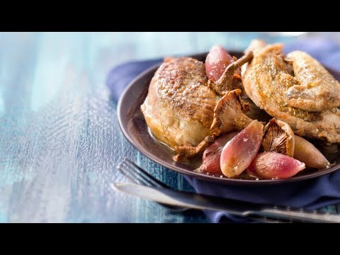 Recette : Pintade au vin rouge