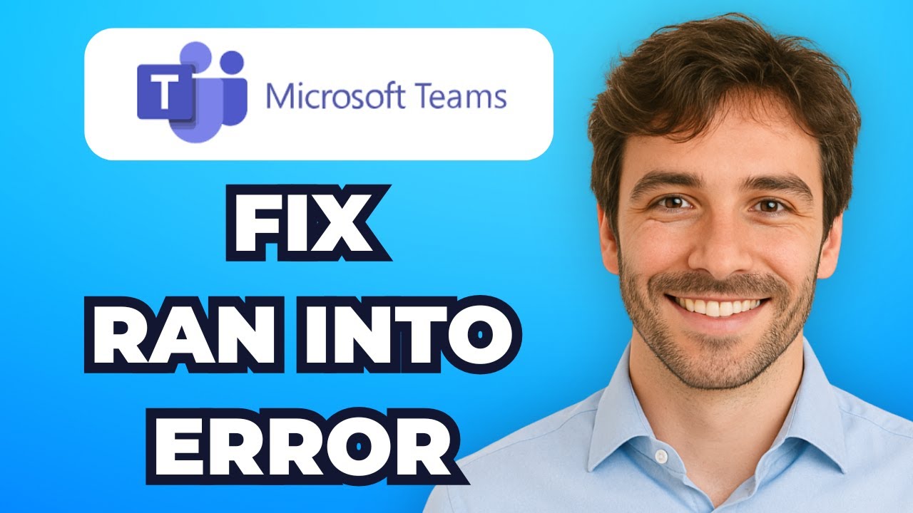 How to Fix “We Ran Into a Problem” Error in Teams (Quick Solution)