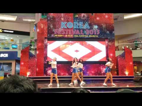 [151003] GFRIEND - GLASS BEAD+ME GUSTAS TU DANCE COVER BY GIRLFRIEND AT ASEAN KDF 2015 @MALL CIPUTRA