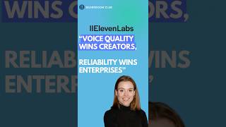 Voice Quality Wins Creators, Reliability Wins Enterprises | ElevenLabs Head of Operations #ai #music