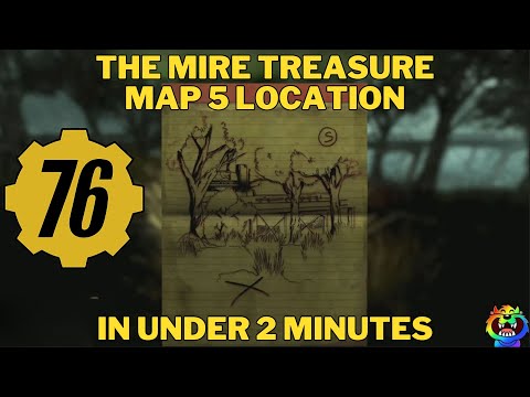 How to Find The Mire Treasure map 5 #fallout76 #fallout76guide