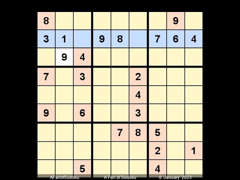 How to Solve The Hindu Sudoku Hard January 6, 2023