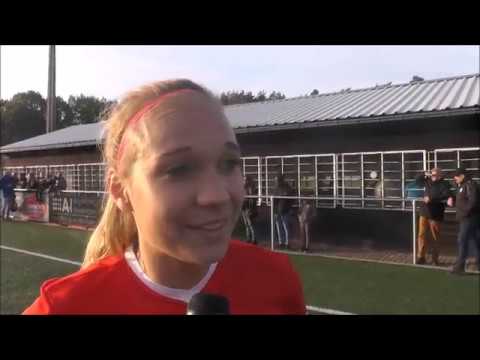 Sara Blondeel na KVC Westerlo Ladies - KVV Vosselaar op 03.11.2018