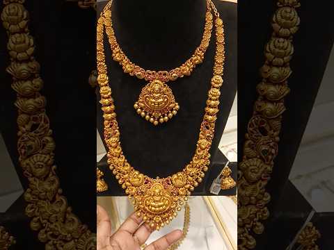 GRT antique haram and necklace #grt#grtgold #grtharam @happylifesai