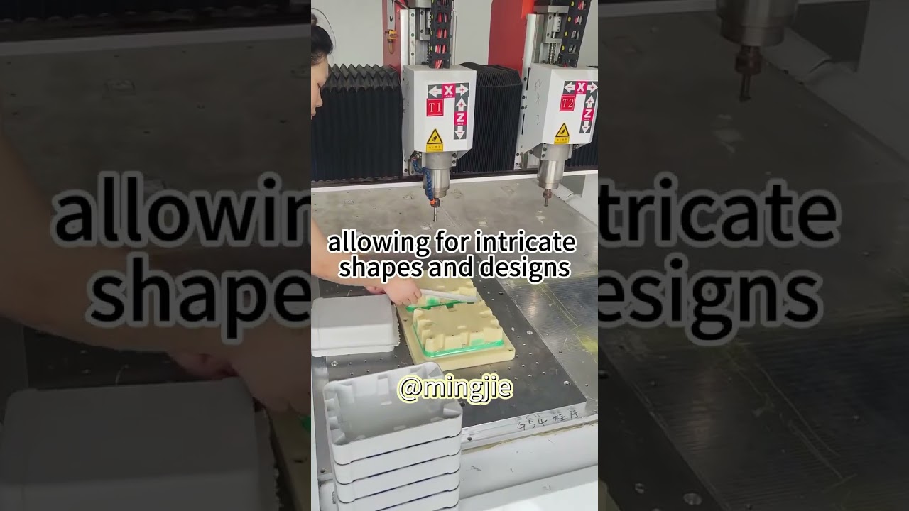 Contour cutting for pulp molded products 💕