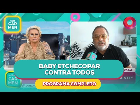 Baby Etchecopar contra todos | #ConCarmen Completo  - 28/01 - El Nueve