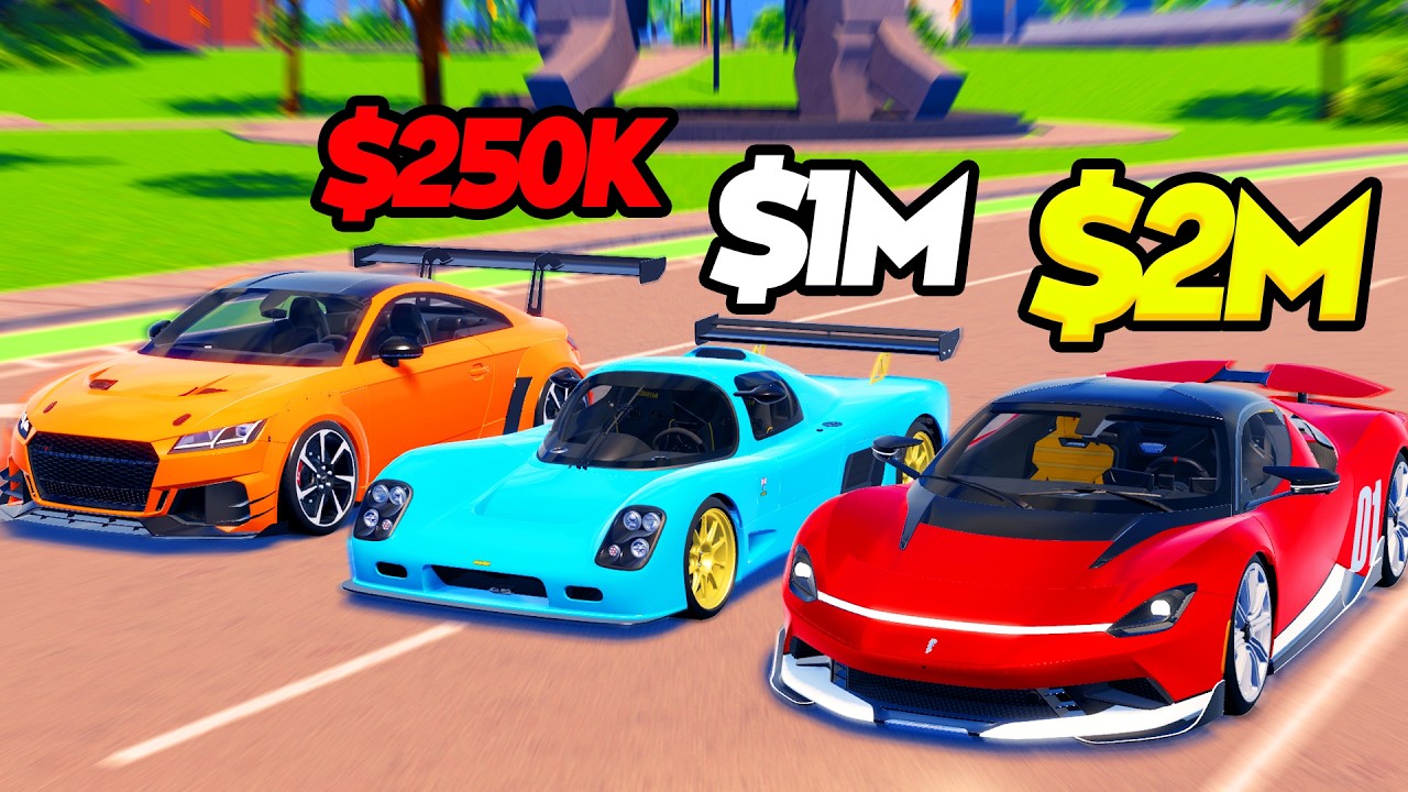 The BEST CARS For $2M And Under In Driving Empire!