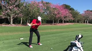 George Leigh UNLV golf teeshot par4 h16 tavistock Isleworth 10/22/19
