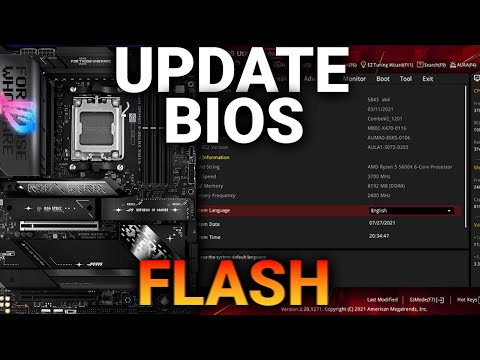 How to  Update the BIOS - Flash the BIOS Safely in 5 minutes!🔥