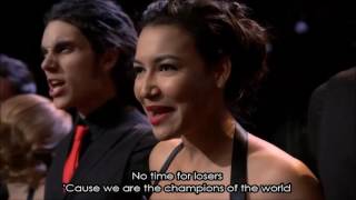 Glee - We Are The Champions (Full Performance with Lyrics)