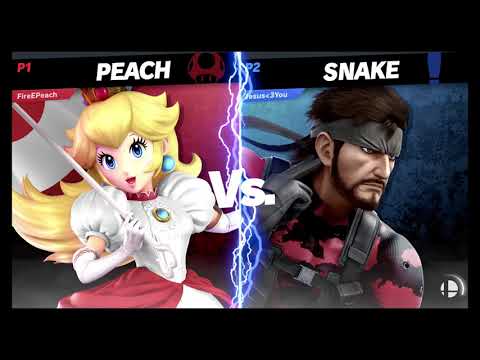FireEmblemPeach (Peach) vs Real (Snake)
