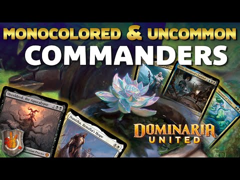 Mono-Colored & Uncommon Commanders - Dominaria United | The Command Zone 490 | Magic Commander EDH