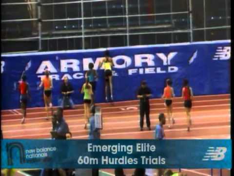Girls 60m Hurdles EE Prelim Heat 2 - New Balance Indoor Nationals 2011