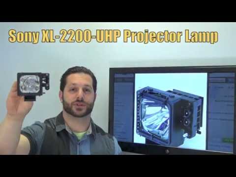 SONY XL2200 with Philips UHP Bulb Projector Lamp