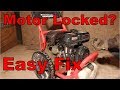 Small Engine Locked Up Easy Fix How To Unlock Seized Motor