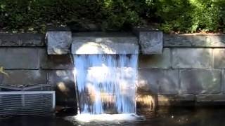 preview picture of video '[ZR-850]江戸東京たてもの園の壁泉[30-240fps] -The wall fountain in Koganei Park-'