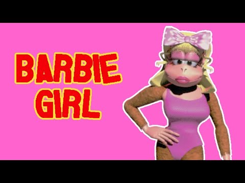 Aqua - Barbie Girl, but it's Donkey Kong Country
