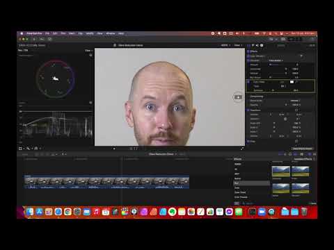 Smoothing Skin and Reducing Shine in FCPX without Third Party Plugins