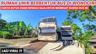 Download lagu WOW Unique‼️This Cool House in Wonogiri is Shaped like a Double Decker Bus Agra Mas Jetbus Adi Putro mp3