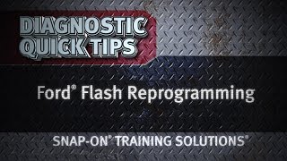 Diagnostic Quick Tips - Ford Flash Reprogramming