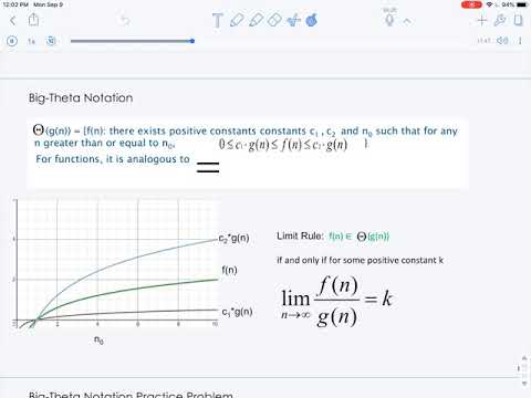 Asymptotic Notation Part 2: Big Omega and Theta