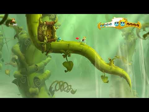 Rayman Legends Complete Playthrough - Level 014 - Toad Story: Ray and the Beanstalk
