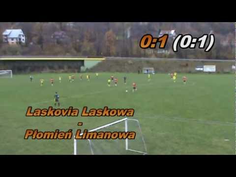 Laskovia Laskowa - Płomień Limanowa - 9 kolejka I Ligi Juniorów (27.10.2012r.)