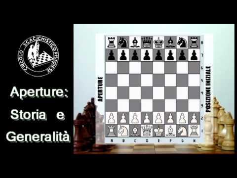 Lezioni di Scacchi - 37. Aperture - Introduzione - Storia e Generalità