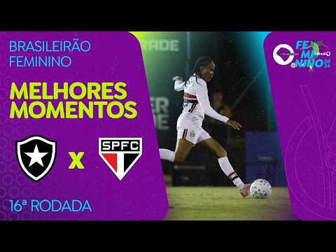 Gols e melhores lances de Botafogo x São Paulo