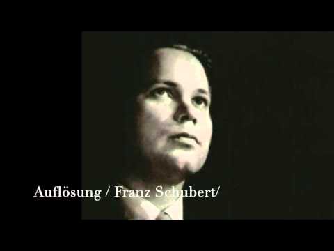Auflösung, Schubert. Fischer-Dieskau (1955)